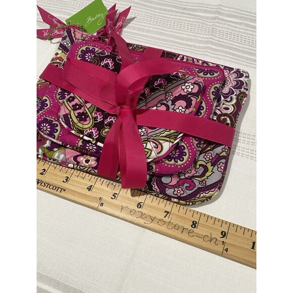 Vera Bradley Cosmetic Trio in Holiday Hounds NEW - Picture 6 of 6